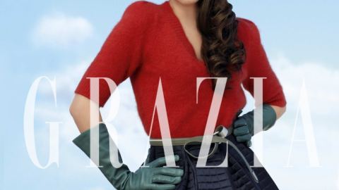 Яна Титова - корицата на новия брой на Grazia