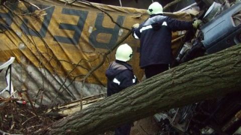 Пожарникари и спасители работят в засегнатите от проливните дъждове райони