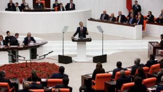 Турция, парламент, бой, депутати