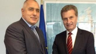 Борисов, Йотингер, ГЕРБ, подкрепя, Южен поток