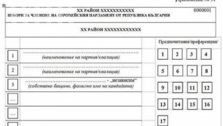 Бюлетина, избори, ГЕРБ, ДПС