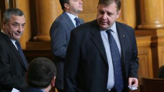 Каракачанов, правителство, подкрепа