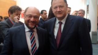 Миков, БСП, среща, лидери, европейска левица