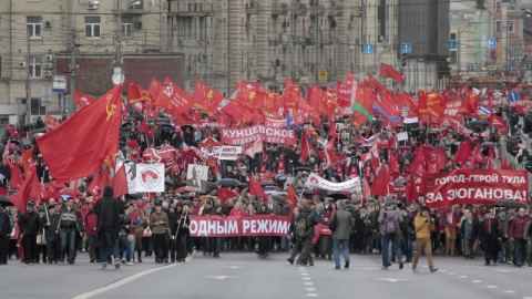 1-ви май: 100 хил. души на Червения площад за Деня на труда