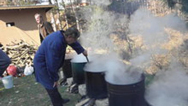 Lamb sacrifice and ritual breads for the feast of St. George
 –