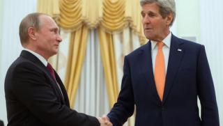 САЩ, разбират, Русия, Кери, Путин