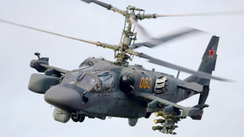 ВИДЕО: Вижте първите кадри на хеликоптера Ка-52 в действие в Сирия