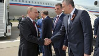 Путин, пристигна, Крим