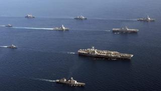 Руски военни, наблюдават, учение, турски ВМС, Черно море