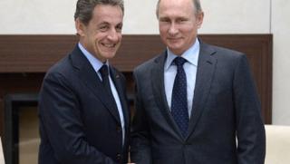 Саркози, Западът, нуждае, Русия, разрешаване, сирийски конфликт