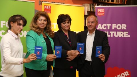 Станишев, Нинова и Йотова стартираха кампанията за Европейския младежки план в България