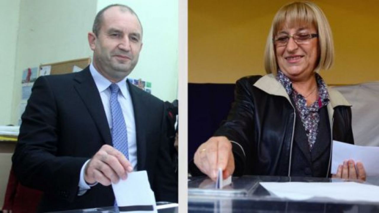 Радев/55%/ увеличава преднината си пред Цачева/45%/