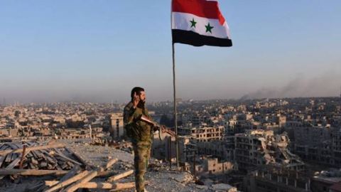 Жителите на Алепо ликуват след влизането на сирийската армия