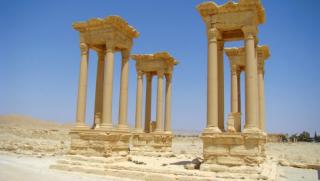 ИД, разруши, Римски театър, комплекс Тетрапилон, Палмира