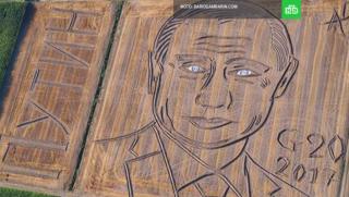 Владимир Путин, пшеничено поле, Северна Италия, Дарио Гамбарин