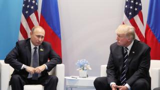 Путин, доволен, среща, Тръмп