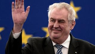 Милош Земан, президентски избори, Чехия