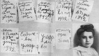 Дневник, Таня Савичева, Девет страшни страници