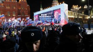 Путин, победа, избори, 76.56 % от гласовете