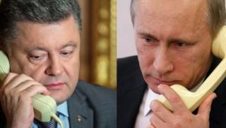 Путин, Порошенко, телефон