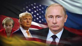 Пропаганда, отношение, Тръмп, Меркел, Путин