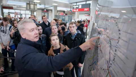 Кметът на Москва Сергей Собянин обяви строителството на 50 нови станции на метрото в Москва