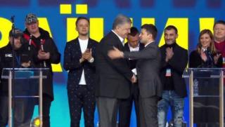 Дебати, Зеленски, Порошенко, стадион Олимпийски, Украйна