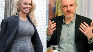 Guardian, Памела Андерсън, посети, Асанж, затвора