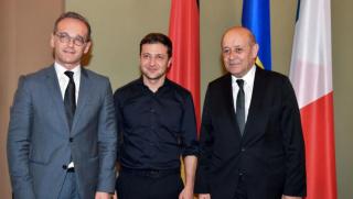 Франция, Германия, преговори, Донбас, възобновени