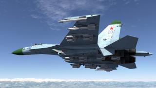 Су-27, американски ядрени бомбардировачи, граници, Русия