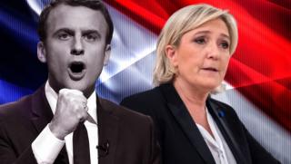 Le Figaro, Макрон, борба, популярност, Льо Пен