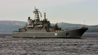 Десантен кораб „Александър Отраковски”, десант, Баренцово море