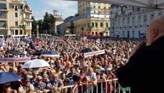Митинг, възстановяване, отношения, Русия, десетки хиляди грузинци