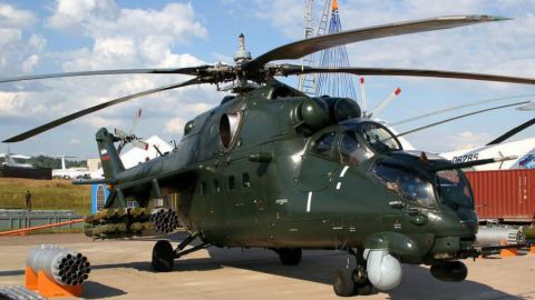 Министърът на отбраната на Сърбия се възхити от хеликоптера Ми-35М