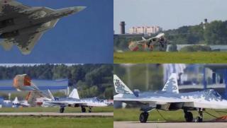 видео, нестандартно кацане, Су-57