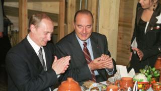 Путин, погребение, Ширак