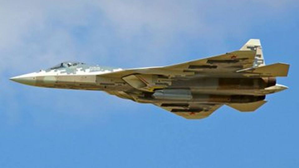 Су-57 с неизвестно оборудване