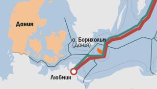 Дания, свали, политически възражения, Северен поток-2