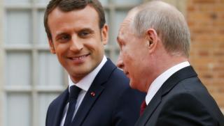 Макрон, Путин, отношения, Евросъюз, Русия