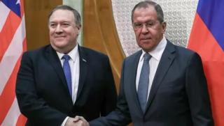 Лавров, среща, Помпео