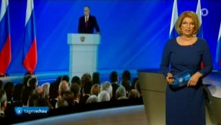 Das Erste, обръщение, Путин, Федерално събрание, бъдеще, Русия