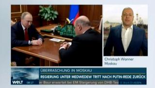 Welt, Тънък ход, Путин, Русия, главен
