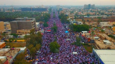 Милионен протест в Багдад срещу присъствието на американски войски в страната