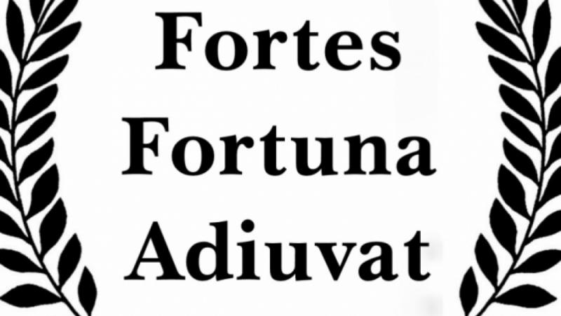 Fortis fortuna adjuvat. Fortes Fortuna adjuvat Татуировка. Смелым судьба помогает на латыни. Удача любит смелых на латыни. Fortes Fortuna Adiuvat эскиз тату.