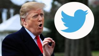 Twitter, скри, съобщение, Тръмп, протестиращи, Вашингтон