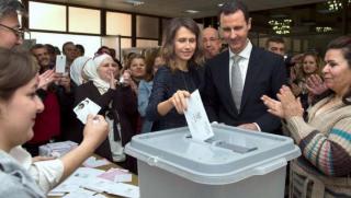Сирия, избори, май месец, десетилетие война