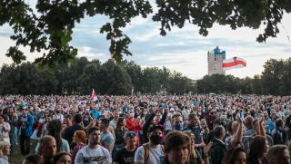 Многохиляден митинг, Тихановская, Минск