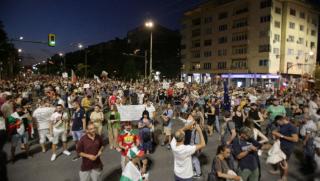 Антиправителствен протест, София, по-рехав