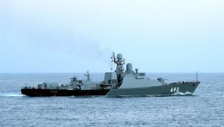 Каспийска флотилия, унищожи ,база, незаконна въоръжена група, учението Кавказ-2020