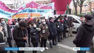 France 3, Париж, митинг, полицейско насилие, сблъсъци, полиция